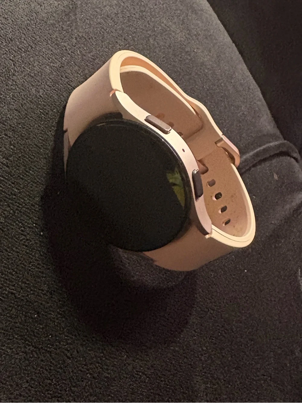 Smart Fitness Watch - Blush Pink Silicone Band